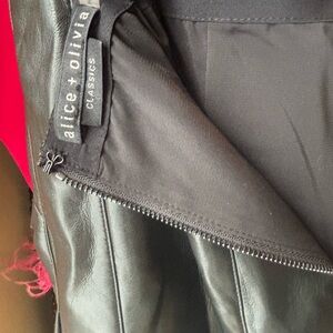 Alice + Olivia Black Leather Classics